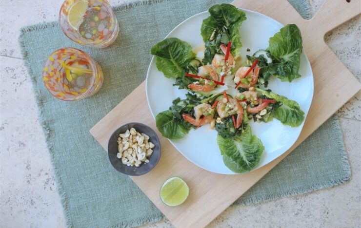 Prawn lettuce cups 11