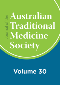 Text based graphic - Journal of the Australian Traditional Medicine Society Volume 30